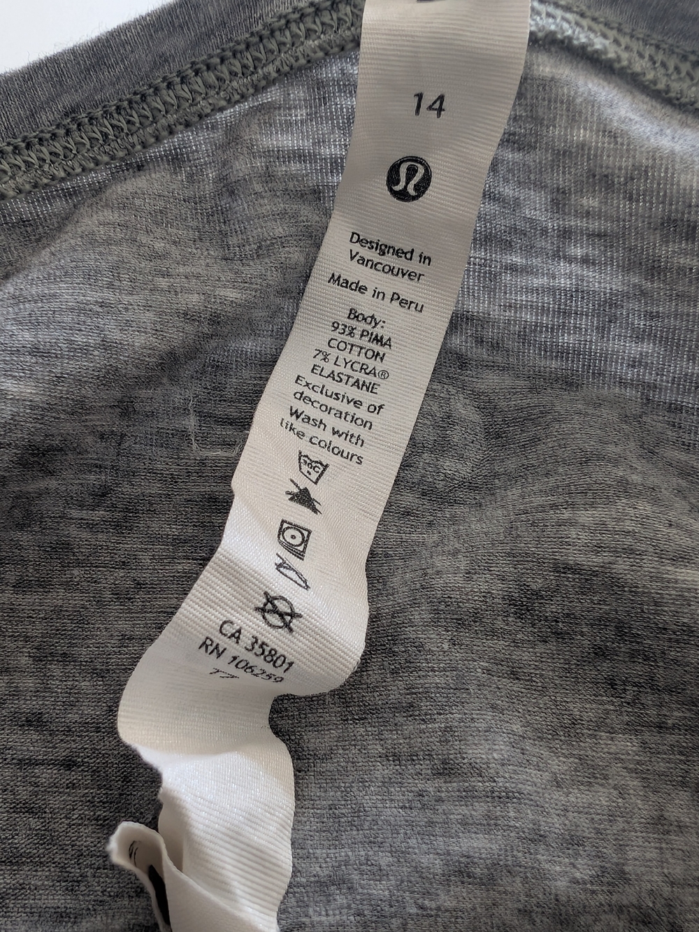 Lululemon Relaxed Gray Boatneck Top - Picture 5 of 7